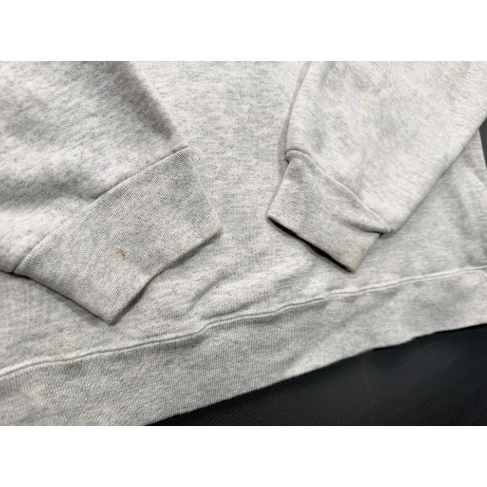 Vintage Fruit of the Loom Men's Large L Gray USA Spellout Crewneck Sweatshirt L - Picture 4 of 8
